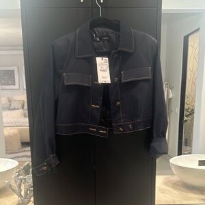 Zara Dark Blue Denim Jacket